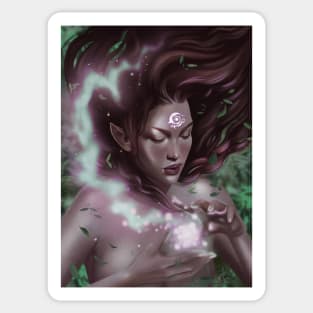 Nymphaea Fantasy Earth Elf Sticker